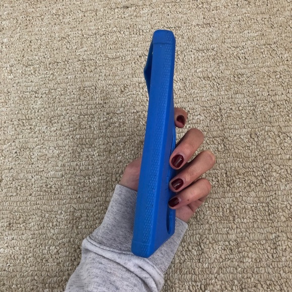 ZTE Warp Elite N9518 blue rubber phone case - Picture 6 of 8